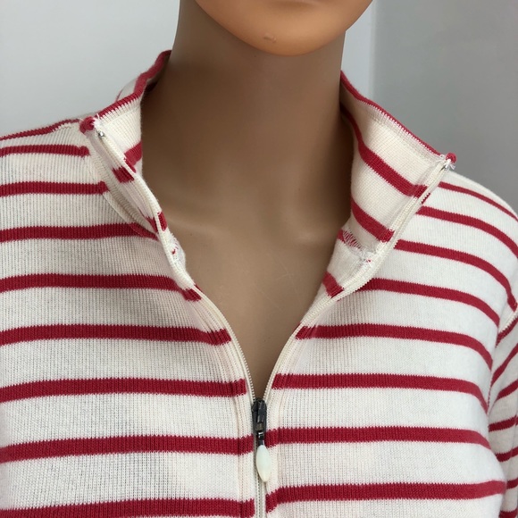 L.L Bean striped light weight sweater #3 - Picture 2 of 8